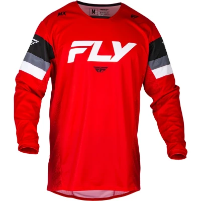 Kép: FLY RACING Kinetic Prix Mez Piros/Szürke/Fehér