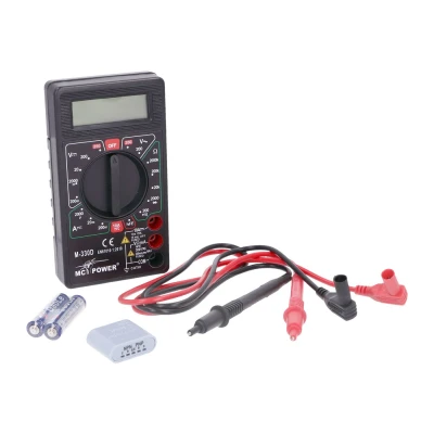 Kép: MC POWER M 330D fekete digitális multiméter