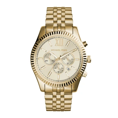 Kép: Michael Kors Lexington Kronográf óra goldcoloured, Méret: One Size, Gold coloured