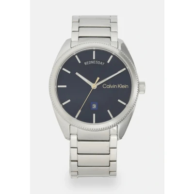 Kép: Calvin Klein Progress Unisex Óra silvercoloured/blue, Méret: One Size, Silver coloured/blue
