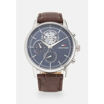 Kép: Tommy Hilfiger Stewart Óra, Méret: One Size, Dark brown/blue
