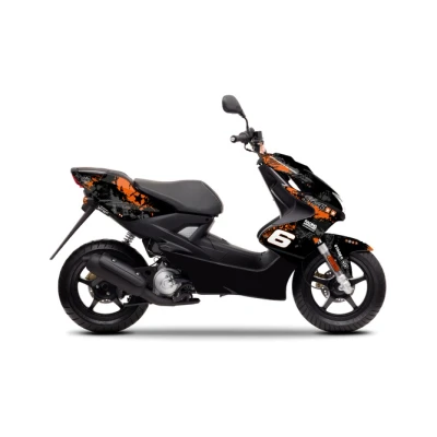 Kép: Grafikai készlet Yamaha Aerox 2013 előtti Stage6 narancssárga / fekete