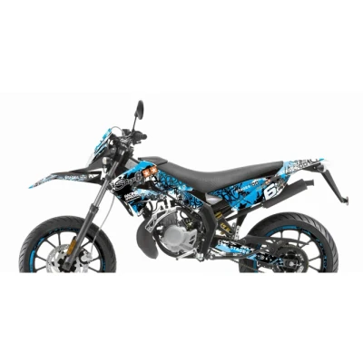 Kép: Grafikai készlet Derbi Xtreme 2011 2017 Stage6 kék / fekete