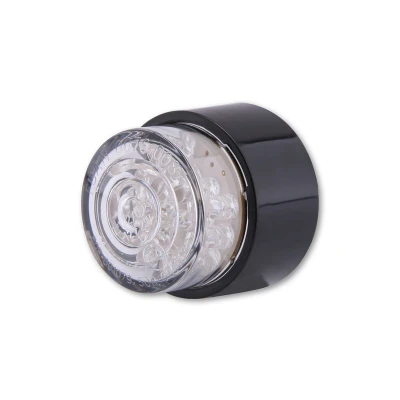 Kép: SHIN YO LED Mini Hátsó Lámpa Bullet, Kerek Fekete Házzal