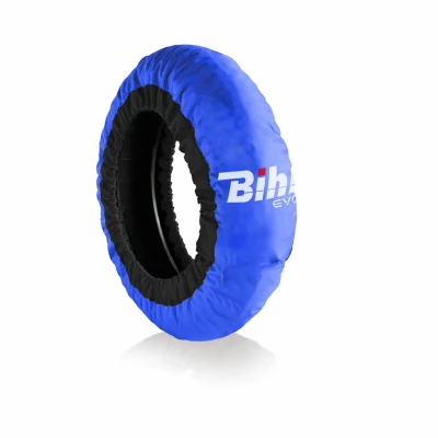 Kép: Bihr home track evo2 Önszabályozó gumimelegítő kék első gumi 120 / hátsó 180 200mm