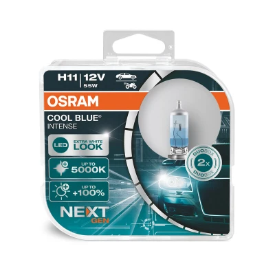 Kép: OSRAM 64211CBN HCB Izzó, távfényszóró H11 12V 55W 5000K Halogén MERCEDES BENZ: G osztály SUV, E Sedan, C T modell