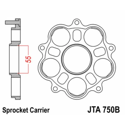 Kép: JTSPROCKETS JTA750B Lánckerék
