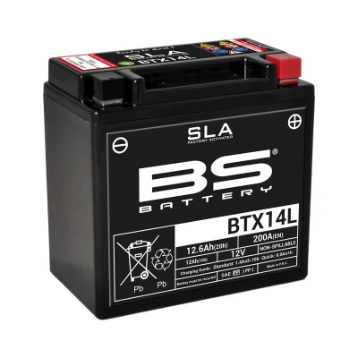 Kép: Akkumulátor SLA BS BTX14L 12V 12,6Ah