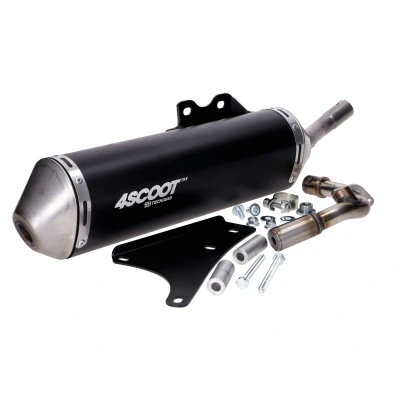 Kép: Tecnigas 4Scoot TRE kipufogó Vespa Primavera / Sprint, Piaggio Liberty Zip 50 iget Euro4 Euro5 számára