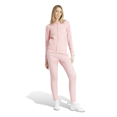 Kép: adidas Sportswear Essentials Stripes Melegítő, Méret: XS, Semi pink spark/white
