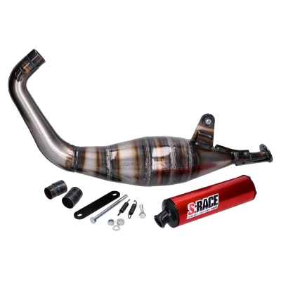 Kép: Kipufogó MVT S Race 70 90ccm Minarelli AM6 hoz
