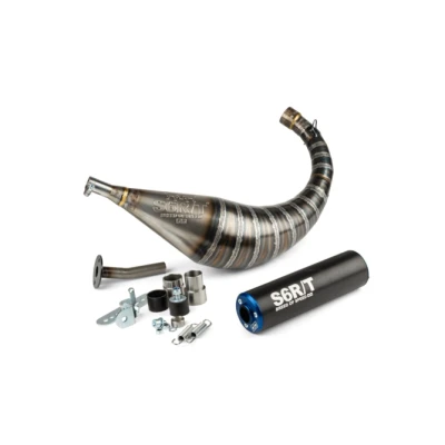 Kép: Kipufogó Stage6 R/T 70 80cc fekete / kék AM6