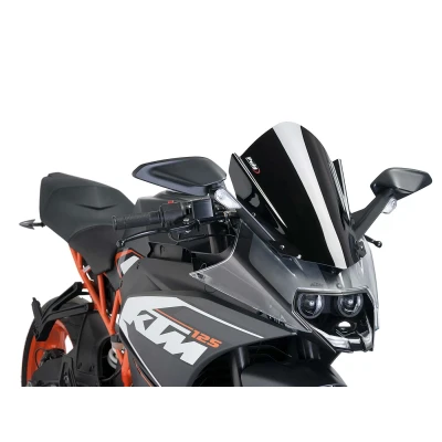 Kép: Szélvédő Puig Z Racing fekete a KTM RC 125, 200, 390 14 hez