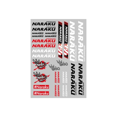 Kép: Naraku matrica szett 29.7x21cm, 30db, átlátszó