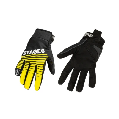 Kép: Motoros kesztyűk Stage6 Street Pure Sárga / Fekete XL