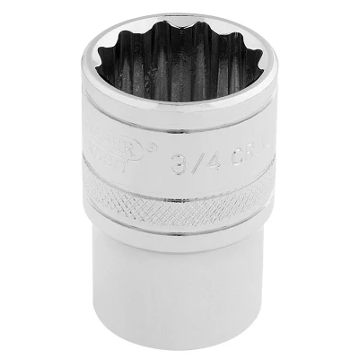 Kép: DRAPER 1/2&#039;&#039; os meghajtású dugókulcsok 12 ponttal 3/4&#039;&#039;