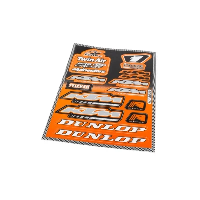 Kép: Szponzor matrica ív KTM 33x22cm