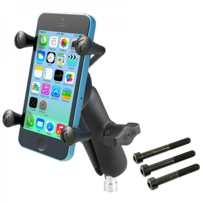 Kép: RAM MOUNTS X Grip Közepes Karos Telefon Tartó Kormányrögzítő Alappal