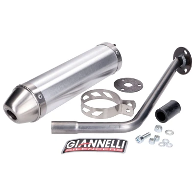 Kép: Hátsó hangtompító Giannelli alumínium Peugeot XP6 SM 50 2006 2007, Motorhispania Furia Max 50,