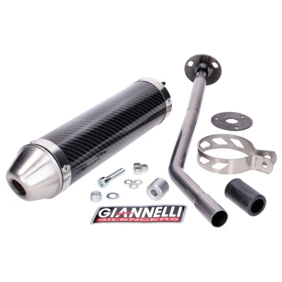 Kép: Hátsó hangtompító Giannelli Carbon Aprilia RX, SX 50 2006 (D50B, EBE) számára