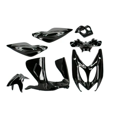 Kép: Burkolatkészlet 7 db fekete Yamaha Aerox 2013 előtti