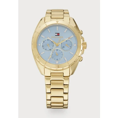 Kép: Tommy Hilfiger Mellie Óra goldcoloured/blue, Méret: One Size, Gold/coloured/blue