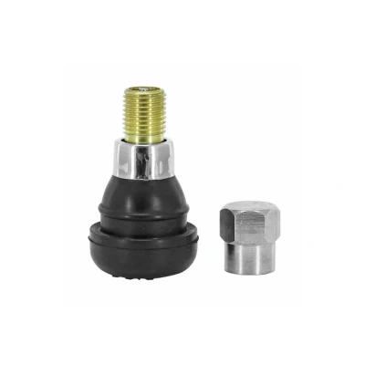 Kép: Tömlő nélküli egyenes gumiabroncs szelep TR412 33 mm szürke