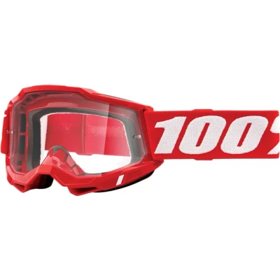 Kép: MX 100% Accuri 2 piros átlátszó szemüveg