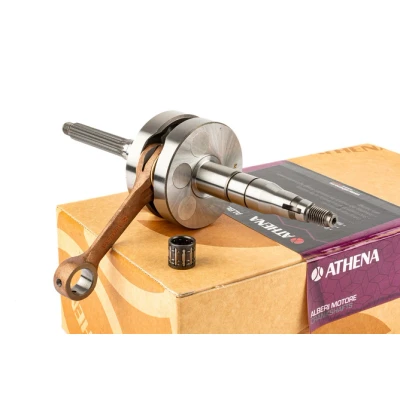Kép: Főtengely Athena 43mm löket 85mm hajtórúd / 12mm csap Minarelli függőleges