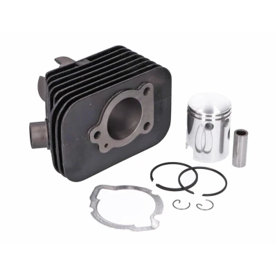 Kép: DR 50ccm es hengerszett (38.4mm dugattyú, 12mm csapszeg) Piaggio Boss, Bravo, Ciao, Grillo, Si