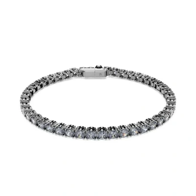 Kép: Swarovski Matrix Tennis Bracelet Karkötő silvercoloured/grey, Méret: Large, Silver coloured/grey