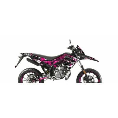 Kép: Grafikai készlet Derbi Xtreme 2018 2020 rózsaszín / fekete