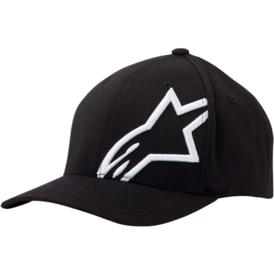 Kép: Alpinestars Corp Shift 2 hajlított fekete/fehér baseball sapka S/M