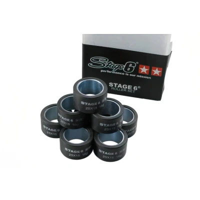 Kép: Variátor görgők (x8) Stage6 Maxidrive 25x15mm 16g