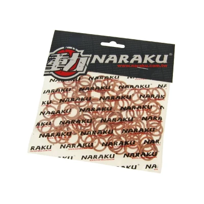 Kép: Réz tömítőgyűrűk Naraku 12x16x1.5mm 100 darab