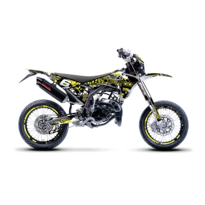 Kép: Grafikai készlet Fantic XM 50 2017 2022 sárga / fekete