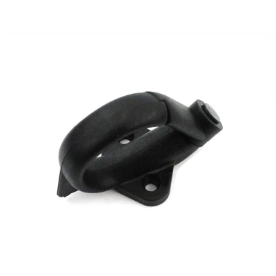 Kép: Csomagtartó horog műanyag, furattávolság 24mm, átmérő 27mm Piaggio Vespa Ciao, Citta, SI, Boxer Mofa, Moped számára