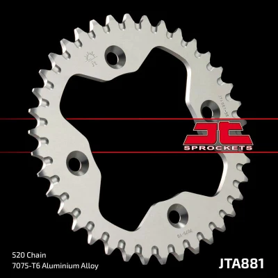 Kép: JT SPROCKETS Alumínium Ultra Könnyű Hátsó Láncszem 881 520