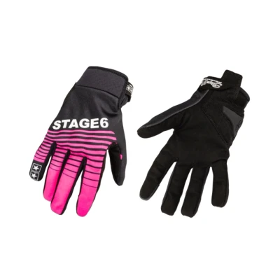 Kép: Motoros kesztyű Stage6 Street Pure rózsaszín / fekete L