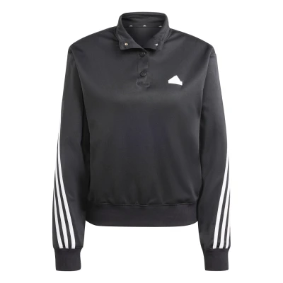 Kép: adidas Sportswear Iconic Warpping SNAP Pulóver, Méret: Large, Black/white