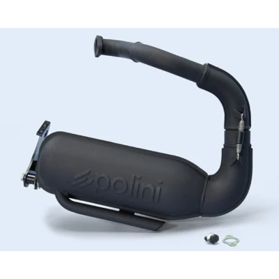 Kép: Kipufogó Polini Racing (balra) Vespa 50, PK, Special, N, L, R, S, Elestart, Lusso Smallframe, Smallframe modellekhez
