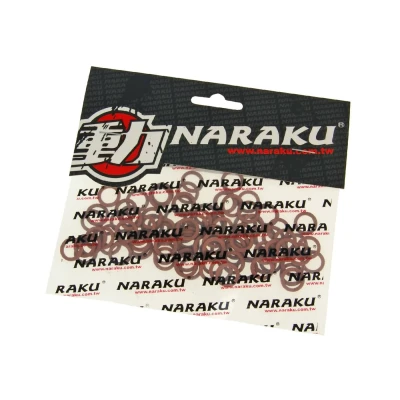 Kép: Rostos tömítőgyűrűk Naraku 8x12x1mm 100 darab