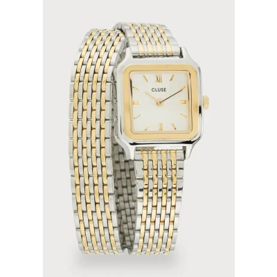 Kép: Cluse Gracieuse Petite Watch Double Óra goldcoloured/silvercoloured, Méret: One Size, Gold/coloured/silver/coloured
