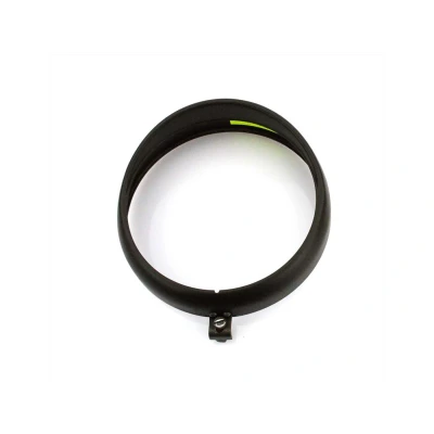Kép: Fényszóró gyűrű fénykibocsátás kb. 130mm beépítési átmérő 143mm olívzöld színben Hercules K 125 BW, Kreidler Florett RS RM, 50, DKW RT 159, KTM Puch