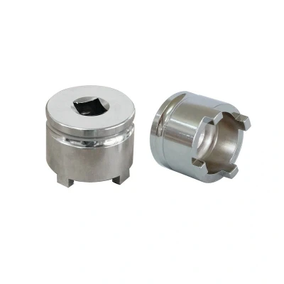 Kép: JMP villáskulcs dugókulcs lengőkarhoz/vázhoz, belső átmérő 34 mm, külső 43 4 tüske Kawasaki motorkerékpárokhoz
