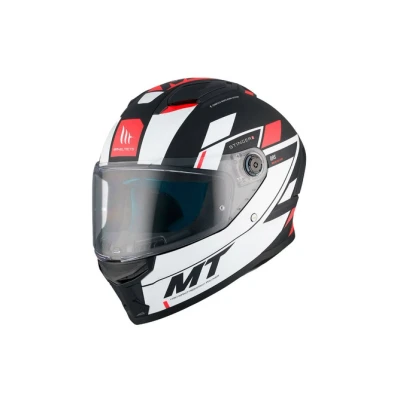 Kép: Teljes arcú sisak MT Helmets Stinger 2 Zivze fekete / fehér L
