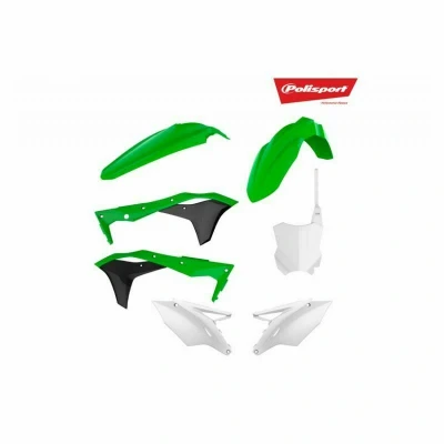 Kép: POLISPORT Műanyag Karosszéria Készlet, OEM Színben (2019) Kawasaki KX250F