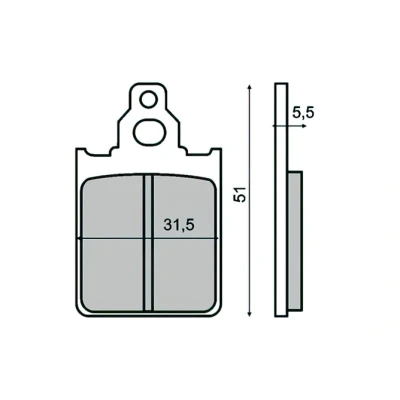 Kép: Féktárcsák RMS Vespa PX féktárcsához (VNX2 VLX1 VSX1)