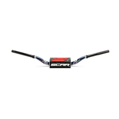 Kép: SCAR O² 28,6 mm Mini 65/85 Alacsony kormány Grafikus Szín Sötétkék és tartozékai Motor