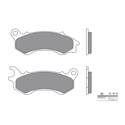 Kép: BREMBO robogó szén kerámia fékbetétek 07090CC